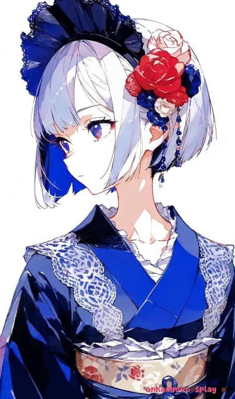 anime nữ tóc ngắn anime xinh